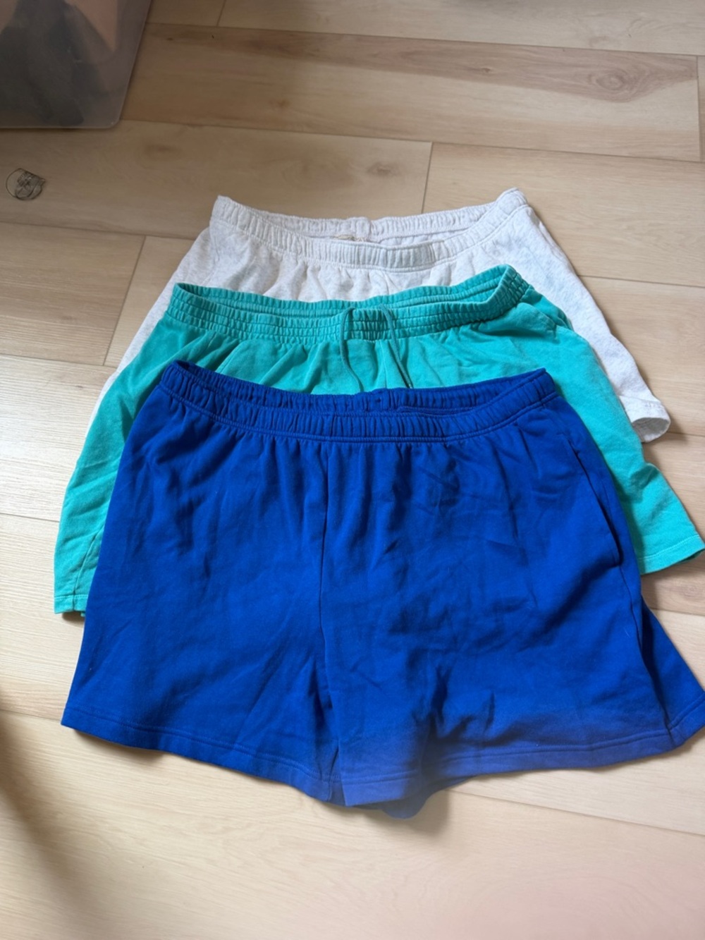 Universal Thread Women's Shorts Set - Blue, Teal, White